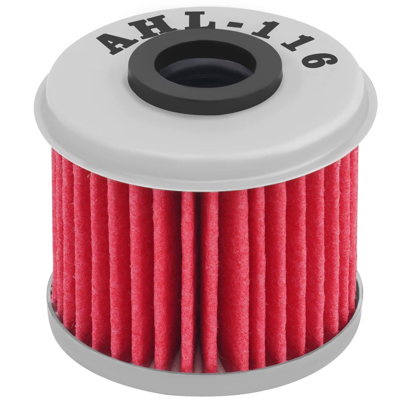 AHL 116 Oil Filter for Honda CRF450X CRF450 X 449 2012-2016/444 2005-2009 / TRX450R 444 2004-2005 / CRF450R 444 2002-2012 / CRF150R CRF150 R 2007-2020 / TRX450R TRX450 R 2006-2009 2012 / CRF250 - Image 2